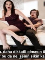 Kucağına Düştüğü Üvey Anneye Kalın Yarağını Değdirdi