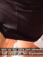 Amına Doyamayan Sevgilisini Yarağını Yaslayıp Domalttı