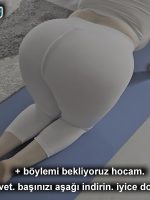Minderde Domalttığı Taytlı Müşterisini Sikerek Zayıflattı