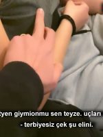 Sikilmeye İsteksiz Annesinin Arkadaşını Okşayarak Ayarttı