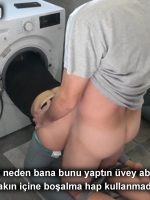 Kurtulmayı Beklerken Üvey Abisine Sikilip Çaresizce Yalvardı