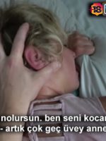 Uyurken Sikilip Çırpındığı Üvey Oğlunu Yalvararak Boşalttı