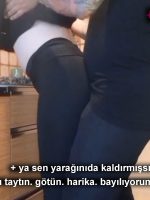 Yarağını Sertleştirip Taytlı Komşuna Yaslayan Namussuz