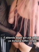 Kalçasını Okşayan İştahlı Eniştesini Durduramayıp Boşalttı