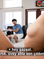 Amcığını Gösterdiği Üvey Kardeşini Tavlamayı Başarıp Çıldırttı