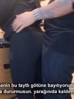 Mutfakta Sürtünüp Bırakmadığı Teyzesini Taytla Affetmedi