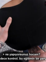 Devamlı Götüne Dokunduran Spor Hocasına En Sonunda Veren Türbanlı Kadın