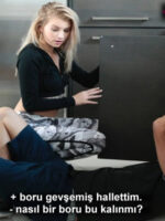 Sikini Dikizleyen Tesisatçıya Boruyu Arkadan Döşeten Kaşar Liseli